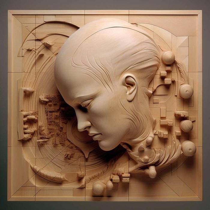 نموذج ثلاثي الأبعاد لآلة CNC 3D Art 